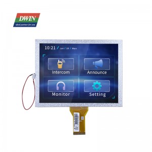 8.0 Inch 800×600 400nit RGB 24bit Interface TN TFT LCD LN80600T080IA4098