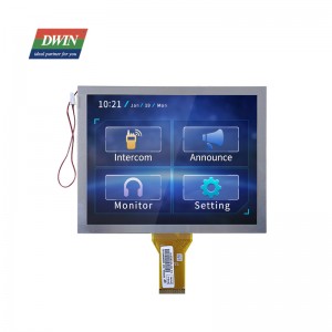 8.0 Inch High Brightness 900nit 800×600 RGB 24bit Interface TN TFT LCD LN80600T080IA9098