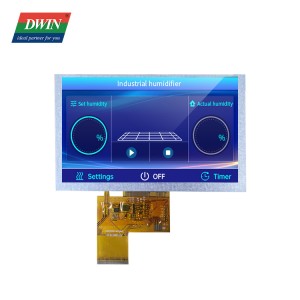 5 Inch High Brightness 900nit 800×480 TN TFT LCD LN80480T050IA9098