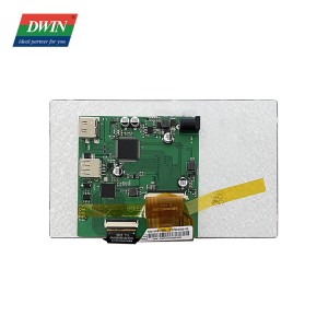 7.0 Inch 600nit Highlight 1024*600 HDMI Multimedia Raspberry pi display Capacitive touch Toughened Glass Cover Driver free  Model: HDW070_008LZ02