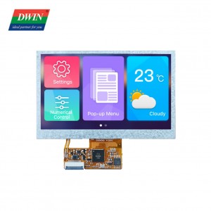 4.3 Inch 480*272 Low Cost TFT LCD Display Model: DMG48270F043_05WN(COF Series)