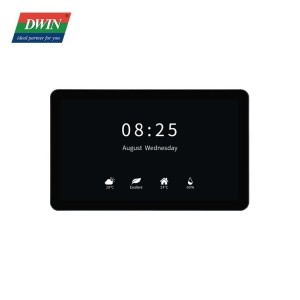 DWIN 7 Inch 1024*600 Tuya Wifi Smart Touch Screen Center Control Panel Voice Control Wire Controller TC070C44W00
