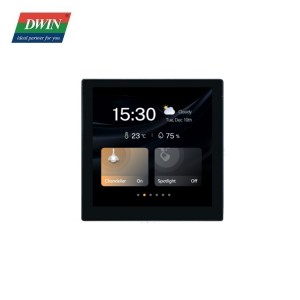 4 Inch 480*480 86-Box Front Screen Kit for Thermostat IPS Smart Touch Screen 2.5D Integrated Black Capacitive Touch Panel TC040C62U00