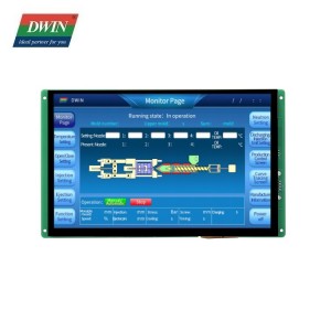 10.1 Inch 1280×800 350nit Industrial Embedded Linux Display Capacitive Touch Screen with Shell DMT12800T101_35WTC